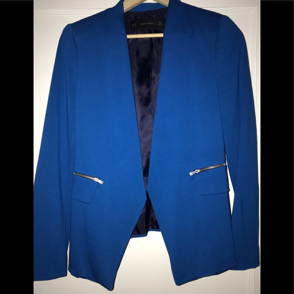 Zara Blazer Electric Blue NWOT!